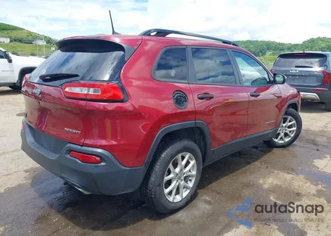 2016 Jeep Cherokee Sport z USA, uszkodzony, nr VIN 1C4PJMAS1GW226977